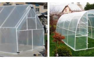 Строительство арочной и двускатной теплицы из полипропиленовых труб своими руками