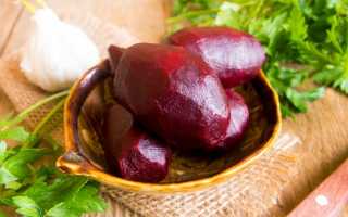 Сколько калорий в свекле отварной с маслом