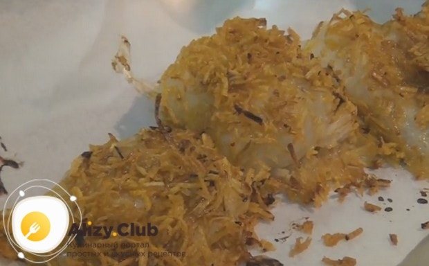 Это один из самых простых способов, как приготовить рыбу макрурус в духовке.