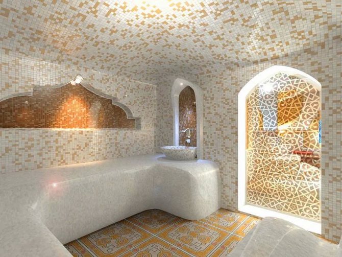 Хамам с лежаками